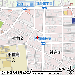 愛知県名古屋市名東区社台2丁目38-1周辺の地図