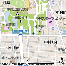 中村警察署中村交番周辺の地図