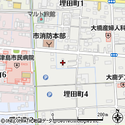 伊藤鉄工独身寮周辺の地図