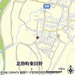 三重県いなべ市北勢町東貝野1057周辺の地図