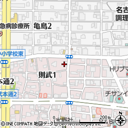 花菱理容店周辺の地図