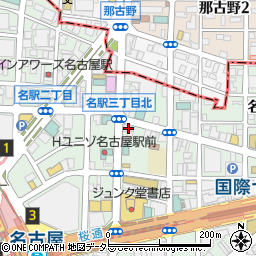 たら福 名古屋周辺の地図