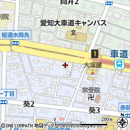 株式会社オリエント名古屋支店周辺の地図