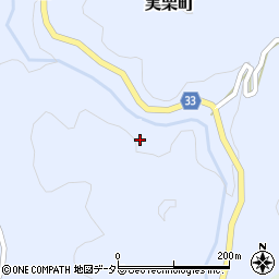 愛知県豊田市実栗町盆地口周辺の地図