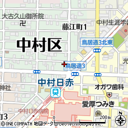 愛知県名古屋市中村区藤江町2丁目65周辺の地図