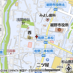 二本松公民館周辺の地図