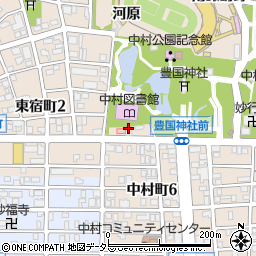 愛知県名古屋市中村区中村町茶ノ木周辺の地図