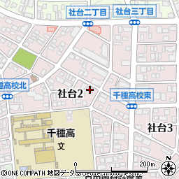 愛知県名古屋市名東区社台2丁目64周辺の地図
