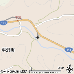 愛知県豊田市平沢町横畑周辺の地図