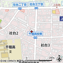 愛知県名古屋市名東区社台2丁目38-2周辺の地図