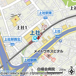 愛知県名古屋市名東区上社1丁目803周辺の地図