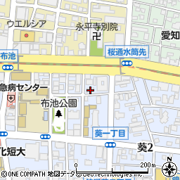 愛知県名古屋市東区葵1丁目11-20周辺の地図