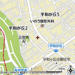 愛知県名古屋市名東区平和が丘2丁目232周辺の地図