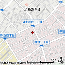 愛知県名古屋市名東区社台1丁目152周辺の地図