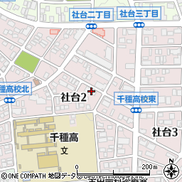 愛知県名古屋市名東区社台2丁目65周辺の地図
