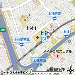 名古屋市名東文化小劇場周辺の地図