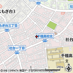 愛知県名古屋市名東区社台1丁目225周辺の地図