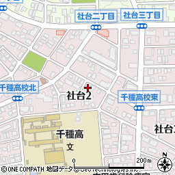 愛知県名古屋市名東区社台2丁目68周辺の地図