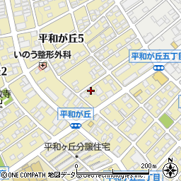 愛知県名古屋市名東区平和が丘5丁目70周辺の地図