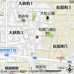 愛知県名古屋市中村区大秋町3丁目59周辺の地図