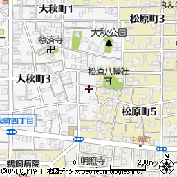 愛知県名古屋市中村区大秋町3丁目60周辺の地図