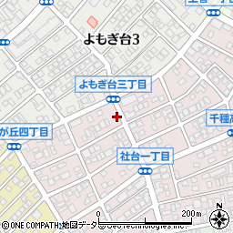 愛知県名古屋市名東区社台1丁目152-1周辺の地図