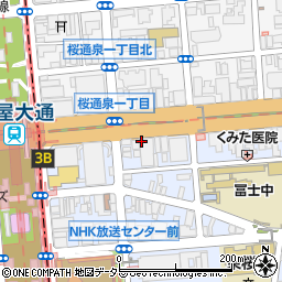トヨタレンタリース愛知テレビ塔店周辺の地図