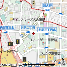 名駅歯科クリニック・矯正歯科周辺の地図