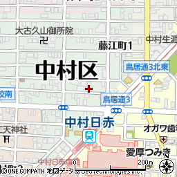 愛知県名古屋市中村区藤江町2丁目51周辺の地図