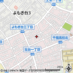 愛知県名古屋市名東区社台1丁目190周辺の地図