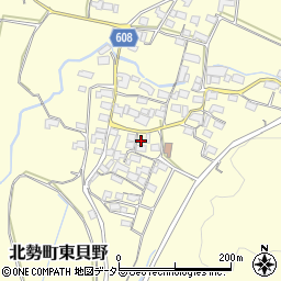 三重県いなべ市北勢町東貝野941周辺の地図