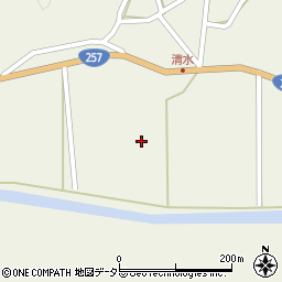 愛知県北設楽郡設楽町西納庫持田前周辺の地図