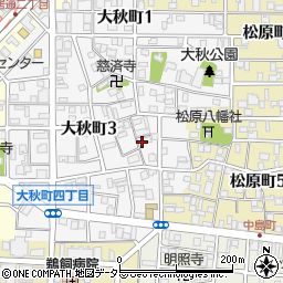 愛知県名古屋市中村区大秋町3丁目49周辺の地図