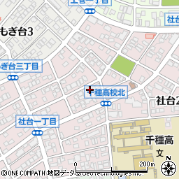 愛知県名古屋市名東区社台1丁目228周辺の地図