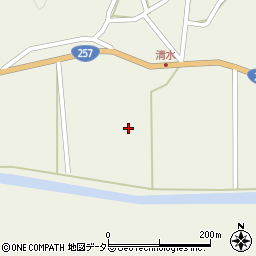 愛知県設楽町（北設楽郡）西納庫（持田前）周辺の地図