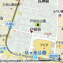 愛知県長久手市戸田谷1509周辺の地図