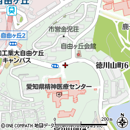 県精神医療センター周辺の地図