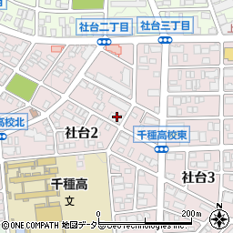愛知県名古屋市名東区社台2丁目31周辺の地図