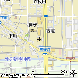 トヨタカローラ名古屋津島神守店周辺の地図