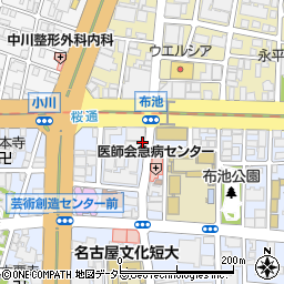 愛知県名古屋市東区葵1丁目2-10周辺の地図