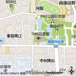 名古屋市中村文化小劇場周辺の地図