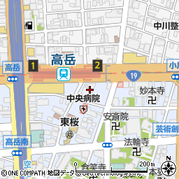 萩原電気株式会社　第三デバイス事業部第一・第二・第三営業部周辺の地図
