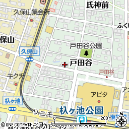 愛知県長久手市戸田谷1505周辺の地図