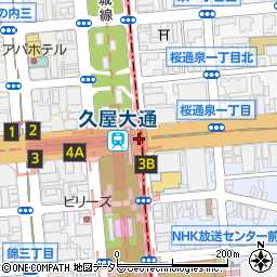 桜通久屋東周辺の地図