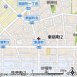 コインランドリーレモン中村店周辺の地図