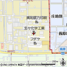 玄々化学工業株式会社　津島工場周辺の地図