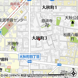愛知県名古屋市中村区大秋町3丁目周辺の地図