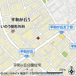 愛知県名古屋市名東区平和が丘5丁目68周辺の地図