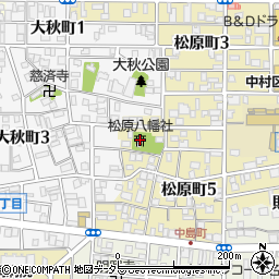 松原八幡社周辺の地図