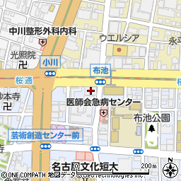 愛知県名古屋市東区葵1丁目2-5周辺の地図